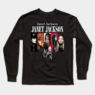 Janet Jackson 1980s Long Sleeve T-Shirt